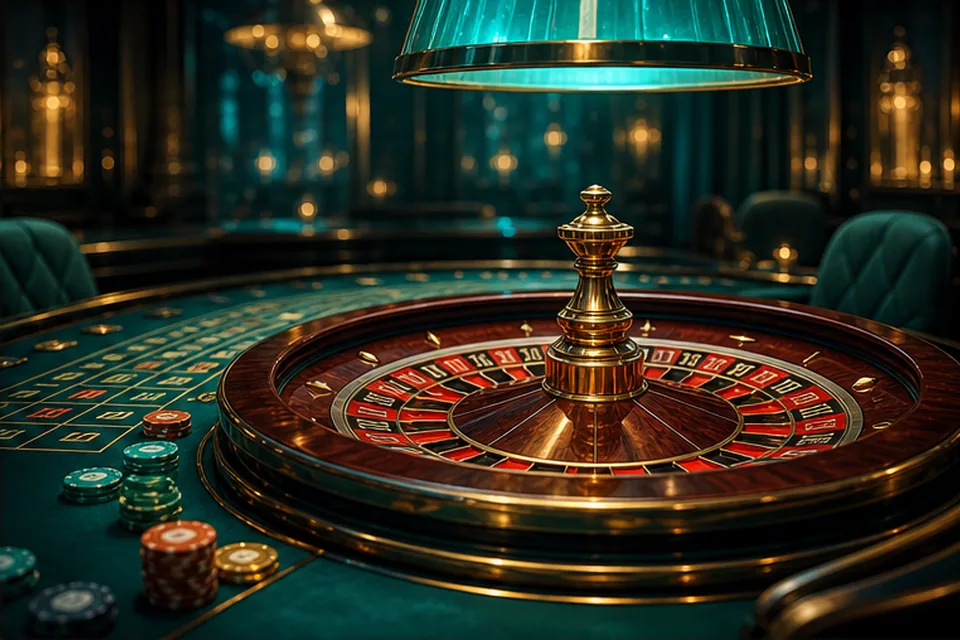 Roulette-Tisch als Symbol für regulatorische Prüfung